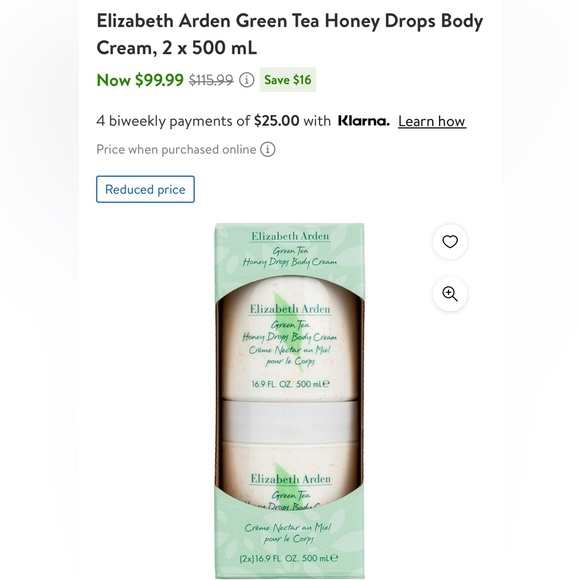 COPY - Elizabeth Arden green tea honey drops body cream Brand New - Picture 2 of 2